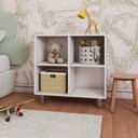 Ver imagem 3 de Comoda Infantil Mini Guarda Brinquedos Colmeia 4 Nichos