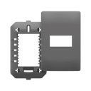 Ver imagem 1 de Placa com Suporte Fame Habitat Onix 4x2 para Módulo Horizontal