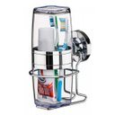 Ver imagem 1 de Porta Escova de Dentes ou Creme Dental com Suporte Ventosa Praticità Future