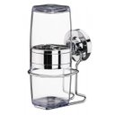 Ver imagem 2 de Porta Escova de Dentes ou Creme Dental com Suporte Ventosa Praticità Future