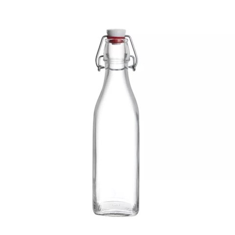 Garrafa de Vidro 1 Litro Tampa Hermética Swing Bormioli Rocco