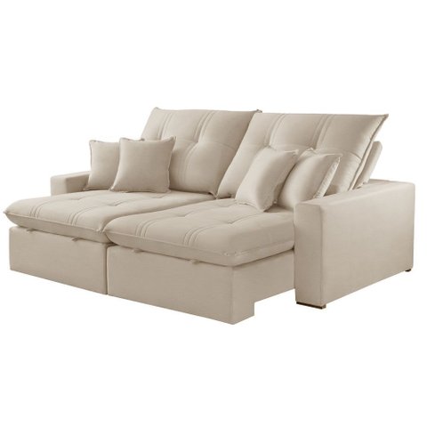 Sofá Império Retrátil e Reclinável 250 Cm Braço 25 Cm Meu Sofá Online