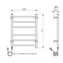 Ver imagem 3 de Toalheiro Térmico Piazza Seccare - Preto Fosco - 220v