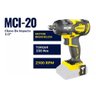Chave de Impacto a Bateria Mci-21 20v Encaixe 1/2'' Menegotti Intercambiável Brushless sem Bateria - 2