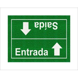 Tapete Capacho Entrada e Saída - 1