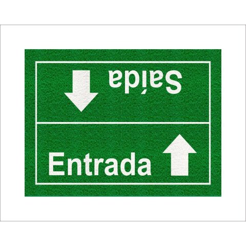 Tapete Capacho Entrada e Saída