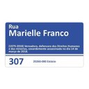 Ver imagem 1 de Placa Marielle Franco Rio De Janeiro Brasil 50 X 28cm