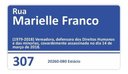 Ver imagem 1 de Placa Marielle Franco Rio De Janeiro Brasil 50 X 28cm
