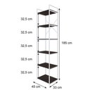 Ver imagem 4 de Estante Alta c/06 Prateleiras Yon 45cm Est.Branca