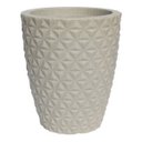 Ver imagem 4 de Vaso Decorativo para Plantas Coluna Diamante Tamanho M:Cinza