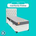 Ver imagem 4 de Kit Cama Box Bau + Cabeceira + Colchão Solteiro D23 - Pro - Inducol