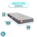 Ver imagem 5 de Kit Cama Box Bau + Cabeceira + Colchão Solteiro D23 - Pro - Inducol