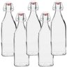 Garrafa Vidro Hermética 1000ml Swing Armazenar Bebidas 5 Pcs - 1