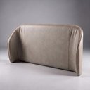 Ver imagem 1 de Cabeceira Estofada Alure para Cama Queen de 160cm Orgânica Curva Courissimo Bege - Desk Design