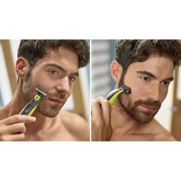 Barbeador Elétrico Philips One Blade Rosto e Corpo QP2620/10 Bivolt Seco e Molhado - 2 Barbeador Elétrico Philips One Blade Rosto e Corpo QP2620/10 Bivolt Seco e Molhado - 2