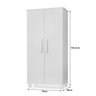 Armário Multiuso Berlim 2 Portas Branco - 4