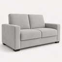 Ver imagem 2 de Sofá Namoradeira Moderno 3 Lugares Sala Estar Recepção Confortável Suede:Suede Cinza