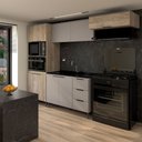 Ver imagem 6 de Cozinha Completa Modulada 9 Portas 3 Gavetas Imperial/fume - Panorama Móveis