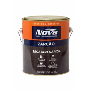 Zarcão Cinza 3,6l Inferior e Exterior Nova Tintas