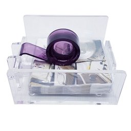Porta Guardanapo em Acrílico Premium 14x14cm Roxo - 4