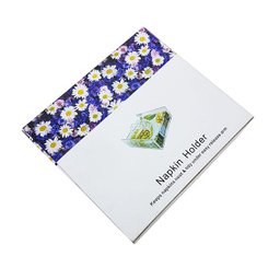 Porta Guardanapo em Acrílico Premium 14x14cm Roxo - 9