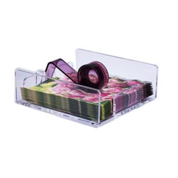 Porta Guardanapo em Acrílico Premium 14x14cm Roxo - 5