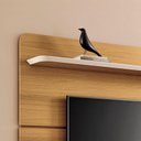 Ver imagem 2 de Painel para Tv Suspenso Curv 1.8 Cinamomo Off White – Hb Móveis