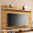 Ver imagem 3 de Painel para Tv Suspenso Curv 1.8 Cinamomo Off White – Hb Móveis