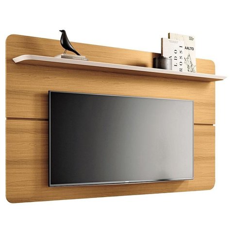 Painel para Tv Suspenso Curv 1.8 Cinamomo Off White – Hb Móveis
