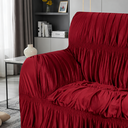 Ver imagem 4 de Capa para Sofá King Elasticada 2 e 3 Lugares Penelope Vermelho