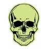 Adesivo Brilha No Escuro Caveira Terror 49cm X 35,9 Cm - 1