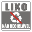Ver imagem 2 de Kit 3 Adesivos Lixo Reciclável E Não Reciclável Condomínio