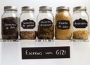 Ver imagem 2 de Kit 2 Cartelas Etiqueta Quadro Negro Adesivo Potes Organizador Bazar