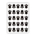 Ver imagem 1 de Kit 2 Cartelas 50 Adesivos Patinhas De Coelho Pegada Para Páscoa Em Vinil