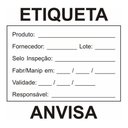 Ver imagem 2 de 1000 Etiqueta Vinil Alimento Anvisa Vigilância Sanitária