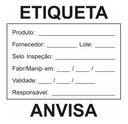 Ver imagem 2 de 1000 Etiqueta Vinil Alimento Anvisa Vigilância Sanitária