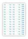 Ver imagem 1 de Kit 2 Cartelas Etiqueta Adesivo De Voltagem 110v Fios E Cabos