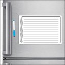 Ver imagem 2 de Ímã De Geladeira Caderno Porta Recados 20 X 30cm Planner Caderno 03