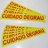 Adesivo De Segurança Cuidado Degrau Medida 90 X 14cm - 2