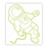 Adesivo Brilha No Escuro Astronauta 20 Cm X 22,2 Cm - 1