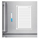 Ver imagem 2 de Ímã De Geladeira Caderno Porta Recados 20 X 30cm Planner Caderno 01