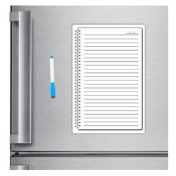 Ímã De Geladeira Caderno Porta Recados 20 X 30cm Planner Caderno 01 - 2