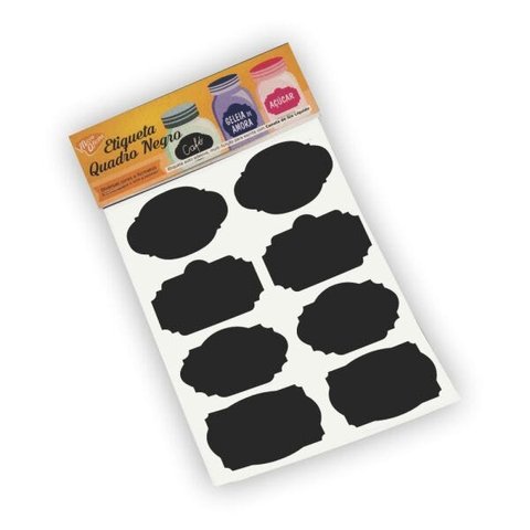 Etiqueta Quadro Negro Adesiva Para Caneta Giz Líquido