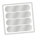 Ver imagem 1 de Adesivo Refletivo Capacete Bike Moto Carro Bicicleta Oval