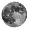 Adesivo De Parede Decorativo Lua 20 X 20cm Redondo - 1