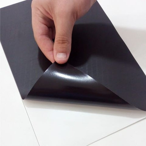 5 Folhas Manta Magnética Adesivada A4 0,3mm Lembrancinha