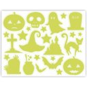 Ver imagem 1 de Adesivo Brilha No Escuro Neon - Halloween - Dia Das Bruxas