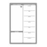 Quadro Planejamento Porta Recados Planner Em Mdf 20x30cm Cinza - 1