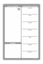 Ver imagem 1 de Quadro Planejamento Porta Recados Planner Em Mdf 20x30cm Cinza