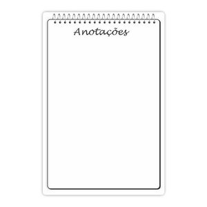 Quadro Planejamento Porta Recados Planner Em Mdf 20x30cm Caderno 02